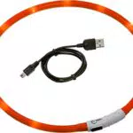 Karlie Visio Light LED Schlauchhalsband L: 20 - 70 cm orange
