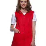 Karlowsky Kasack Sara - 65% Polyester/35% Baumwolle - rot - Größe 48