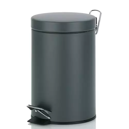 kela 21885 Kosmetikeimer Canosa 3L aus Metall indunkelgrau