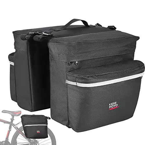 KEMIMOTO Fahrradtasche für Gepäckträger, Gepäckträgertasche für Fahrrad