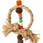 Kerbl 82944 Vogelspielzeug Nature mit Glocke, Länge 36 cm