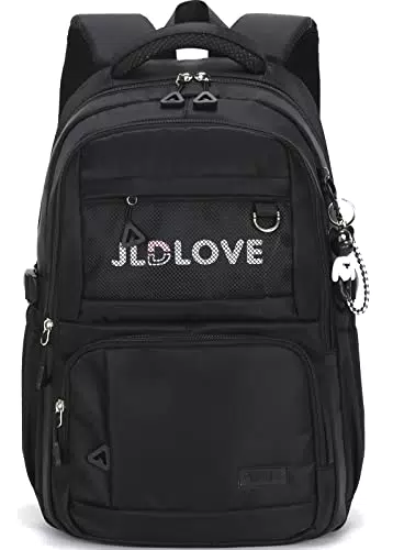 KESUDE Schulrucksack Mädchen Schulranzen Jungen Schultasche Wasserdicht Rucksack Campus Backpack Nylon Daypack Damen Freizeitrucksack Teenager Rucksäcke