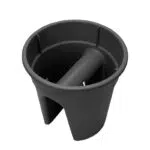 KHW 34135 Blumentopf Flowerclip, 3-er Set, anthrazit