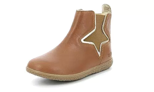 Kickers Vermillon Chelsea-Stiefel, Camel Gold