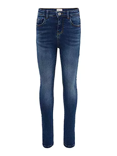 KIDS ONLY Mädchen Stretch Jeanshose mit hohem Bund Medium Blue Denim 122