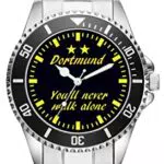 KIESENBERG Herrenuhr Armbanduhr Dortmund Geschenk Artikel Idee Fan Analog Quartz Uhr 6040