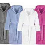 Kinderbademantel Kuschel Soft Fleece mit Kaputze & Taschen Jungen