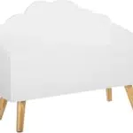 Kindertruhe Wolke weiß - Weiß - Atmosphera créateur d'intérieur
