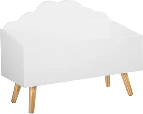 Kindertruhe Wolke weiß - Weiß - Atmosphera créateur d'intérieur