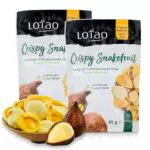 Knusprige Lotao Snakefruit Chips: BIO Schlangenfrucht als fruchtiger Snack ohne zugesetzten Zucker