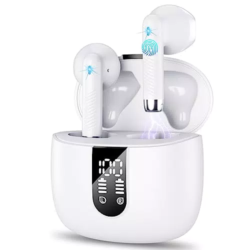 Kopfhörer, Kabellos Bluetooth 5.3 In Ear mit CVC8.0 Mikrofon