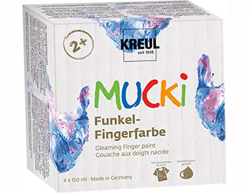 KREUL 2318 - Mucki schimmernde Funkel - Fingerfarbe