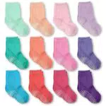 LA Active Kind & Baby Socken - Anti-Rutsch-Socken mit Noppen - Warm und kuschelig - Krabbelsocken für Babys