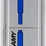 Lamy T10 Tintenpatrone 2er Set - Großraumpatronen in der Farbe blau Patronenfüllhaltermodelle - Im Blister 10 Stück
