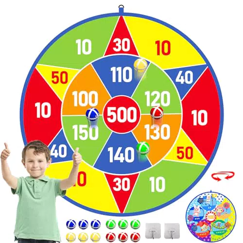 Lbsel Dartscheibe Kinder Game, Jungen Mädchen Indoor/Sport Outdoor Fun Party Play Game Spielzeug