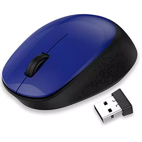 LeadsaiL Maus Kabellos, 2.4G Wireless Maus Leise mit USB Empfänger