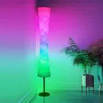 Led Stehlampe Farbwechsel, 150CM Stehlampe Wohnzimmer Dimmbar mit Fernbedienung
