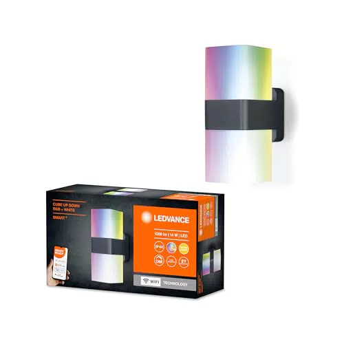 Ledvance Smarte LED Aussenleuchte für die Wand mit WiFi Technologie für Außen