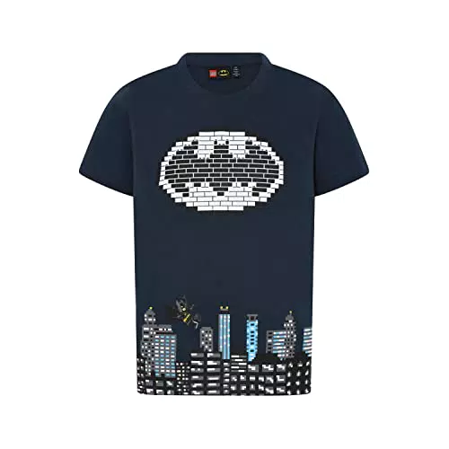 LEGO Jungen Batman Lwtaylor 316 T-Shirt, 590 Dark Navy