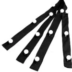 Leiber 6-Loch-Knopfleiste- schwarz 02-4164-10 gr: one size