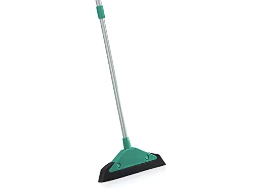 Leifheit Schaumstoffbesen Soft and Easy 34 cm mit höhenverstellbarem Teleskopstiel 75-135 cm