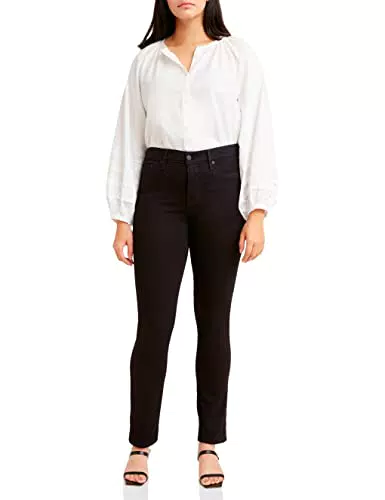 Levi's Damen 312 formende slank blød sort Jeans, Soft Black