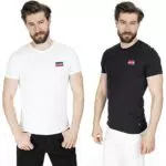Levi's Herren 2-Pack Crewneck Graphic Tee T-Shirt, Sportswear White/Mineral Black