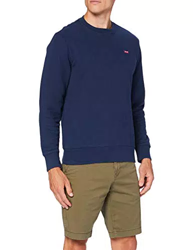 Levi's Herren Crew Sweatshirt, Blue, L