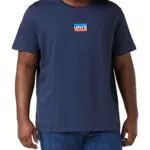 Levi's Herren Graphic Crewneck Tee T-Shirt, Mini Sportswear Dress Blues