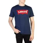 Levi's Herren Graphic Set-In Neck T-Shirt, Dress Blues