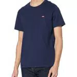 Levi's Herren Ss Original Housemark Tee T-Shirt, Cotton + Patch Dress Blues