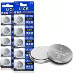LiCB 10 Stück CR2032 3V Lithium Knopfzellen CR 2032 Batterien