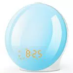 Lichtwecker, Tageslichtwecker, Sonnenaufgang Sonnenuntergang Simulation Wake Up Light mit Zwei Alarmen