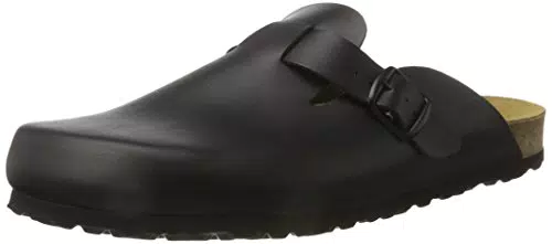 Lico Herren Bioline Clog Pantoletten, Schwarz