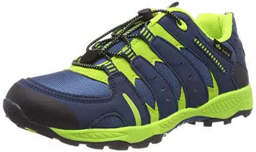 Lico Unisex Fremont Trekking-& Wanderhalbschuhe, Petrol/ Lemon