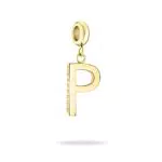 Liebeskind Berlin Charm LJ-1264-P-18 'P' IP Gold