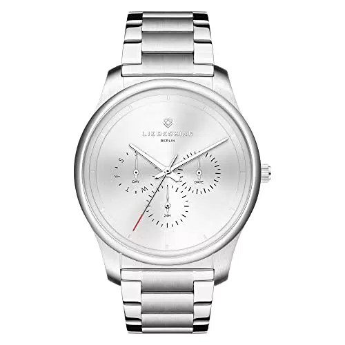 Liebeskind Damen Analog Quarz Uhr mit Edelstahl Armband LT-0356-MM