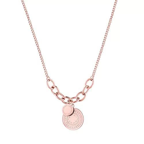 LIEBESKIND Münz-Halskette LJ-0689-N-45 IP Roségold