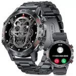 LIGE Militär Smartwatch Herren, 1, 39 Zoll Robuste Outdoor Smartwatch mit Herzfrequenz Schlafüberwachung