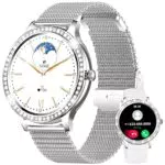 LIGE Smartwatch Damen, Smartwatch mit Telefonfunktion 1.32'' Zoll Voll Touchscreen Fitnessuhr Damen mit SpO2 Herzfrequenz 20 Sportmodi