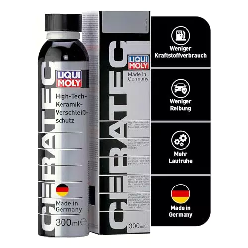 LIQUI MOLY Öladditiv Cera Tec Art.-Nr. 3721 Keramikverschleißschutz für Benzin- & Dieselmotoren I mehr Laufruhe