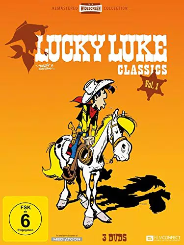 Lucky Luke Classics Vol. 1 - Remastered Widescreen Collection mit exkl. Comic im Pocket-Size-Format