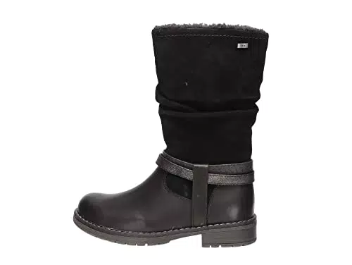 Lurchi Mädchen Lia-tex Hohe Stiefel, Schwarz Black Nappa 29