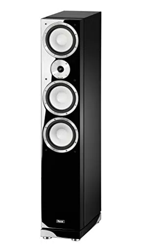 Magnat Quantum 757, schwarz Piano/seidenmatt, 1 STK. - dynamischer 3 Wege-Standlautsprecher mit eleganter Front und Doppelbass