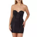 Maidenform Damen Miederrock Schwarz Schwarz, Gr. 75B