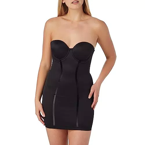 Maidenform Damen Miederrock Schwarz Schwarz, Gr. 75B