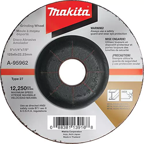 Makita Schruppscheibe Inox, 125 mm, 100 Stück, A-80656
