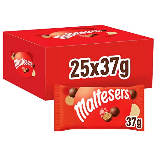 Maltesers Mini-Beutel, Schokokugeln mit luftigem Knusperkern