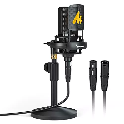MAONO PM500T XLR-Kondensatormikrofon mit 34mm Großmembran