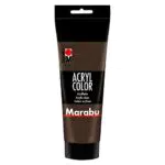 Marabu 12010025045 - Acryl Color dunkelbraun 225 ml